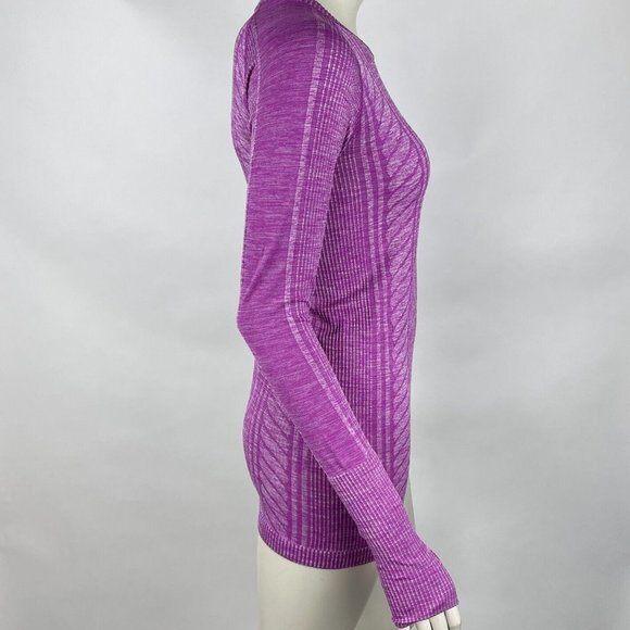 Lululemon Rest Less Pullover Ultra Violet Women 6? Long Sleeve Crew Neck Stretch - Picture 4 of 10